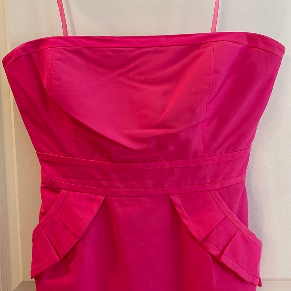 J Crew Hot Pink Cocktail Dress